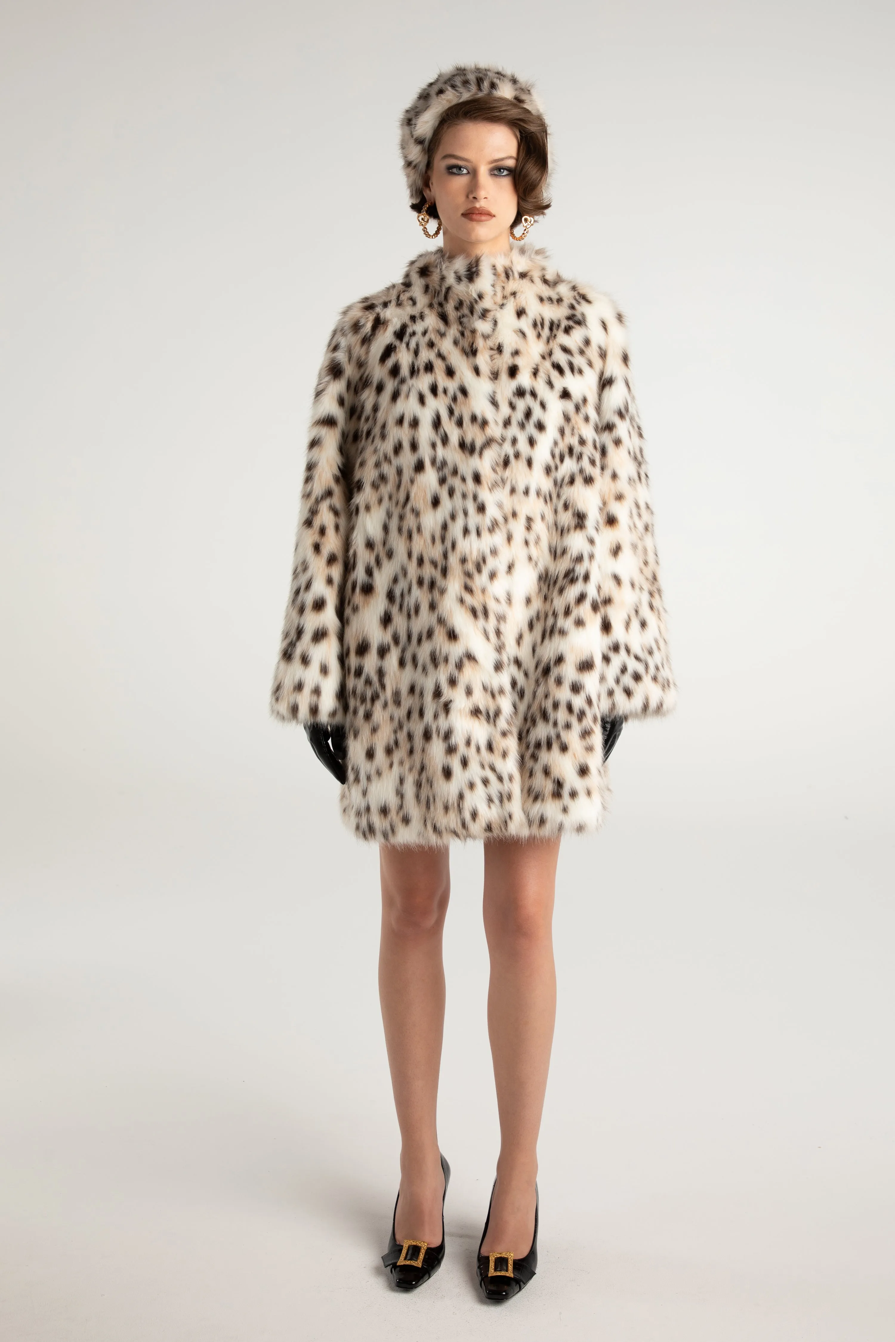 Adeline Fur Coat (Leopard)