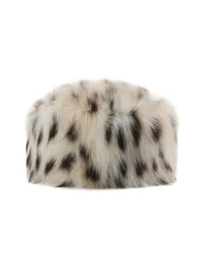 Adeline Fur Hat (Leopard)