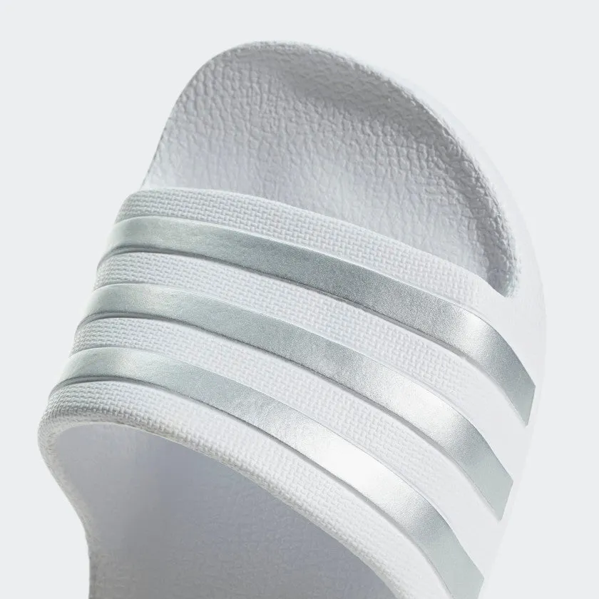 Adidas Kids Adilette Aqua Slides White F35555