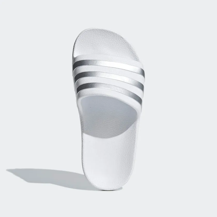 Adidas Kids Adilette Aqua Slides White F35555