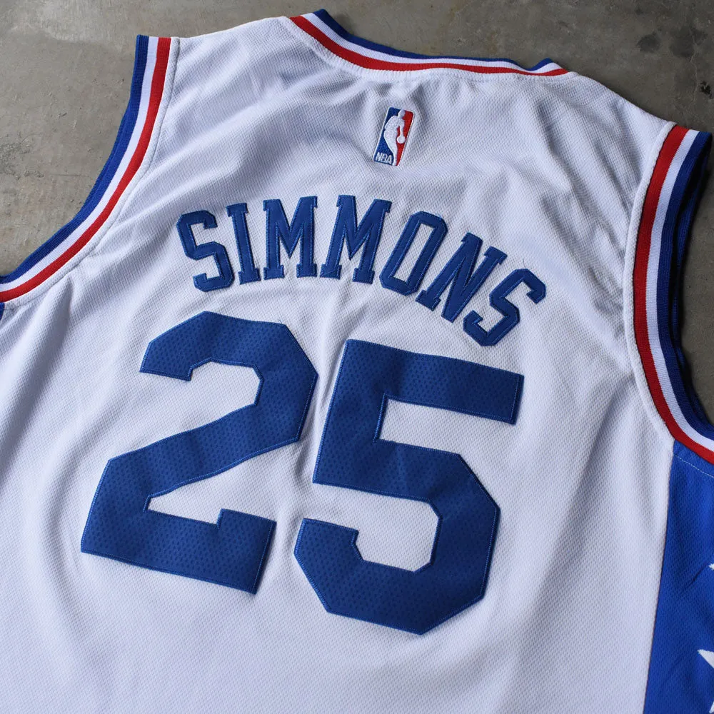 adidas “NBA Philadelphia 76ers / Ben Simmons #25“ バスケ ゲームシャツ 240706