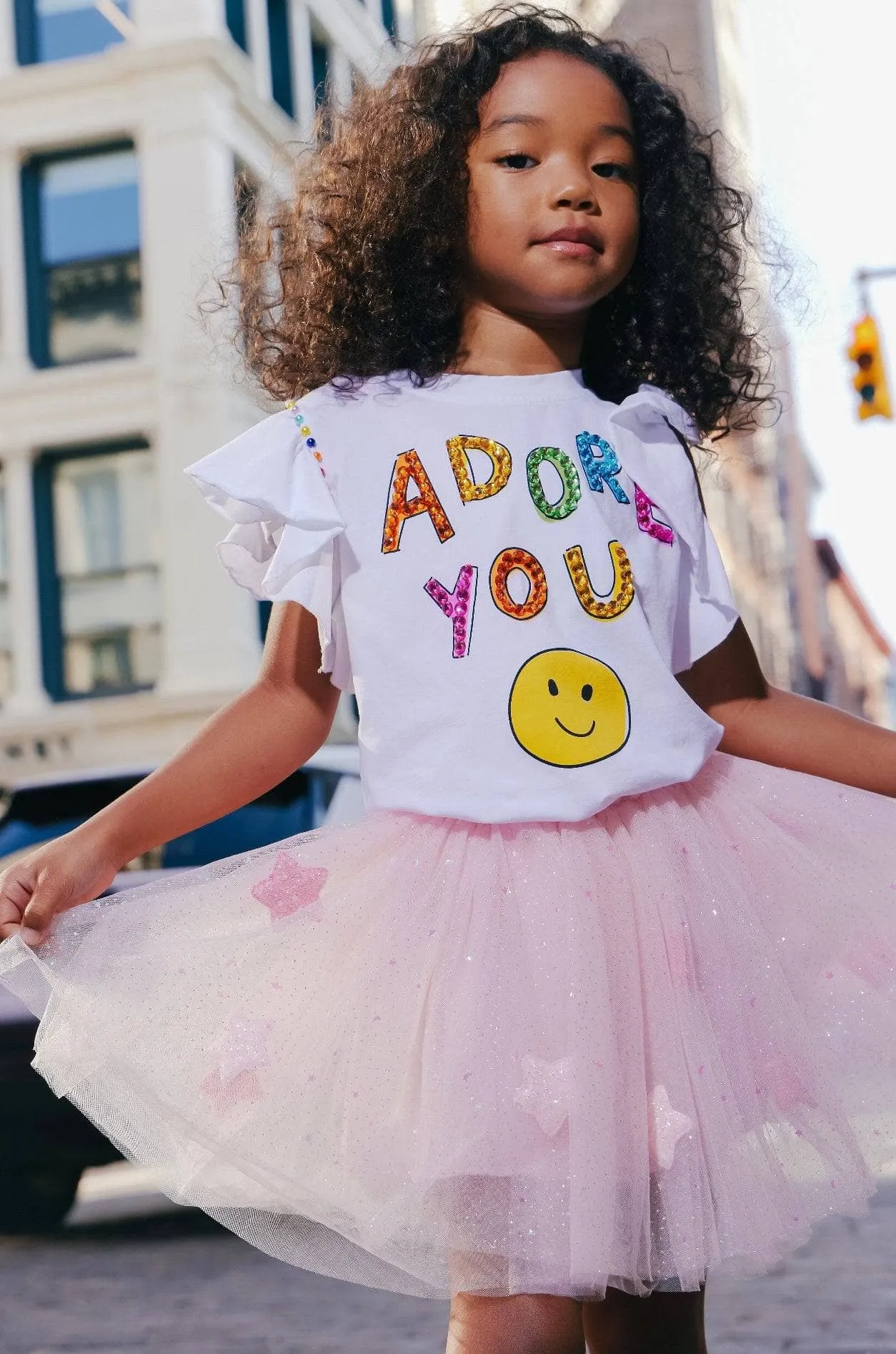 Adore You Ruffle Gem Top