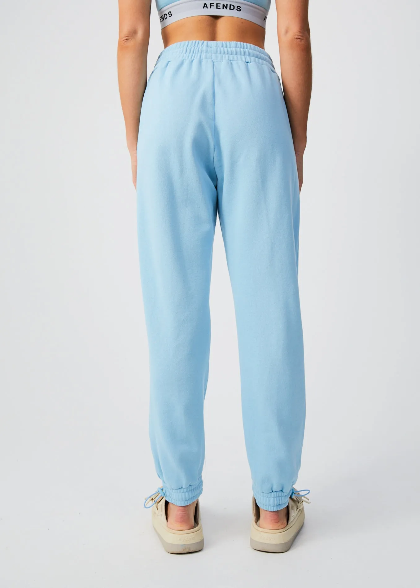 AFENDS Unisex Conditional - Unisex Sweat Pants - Sky Blue