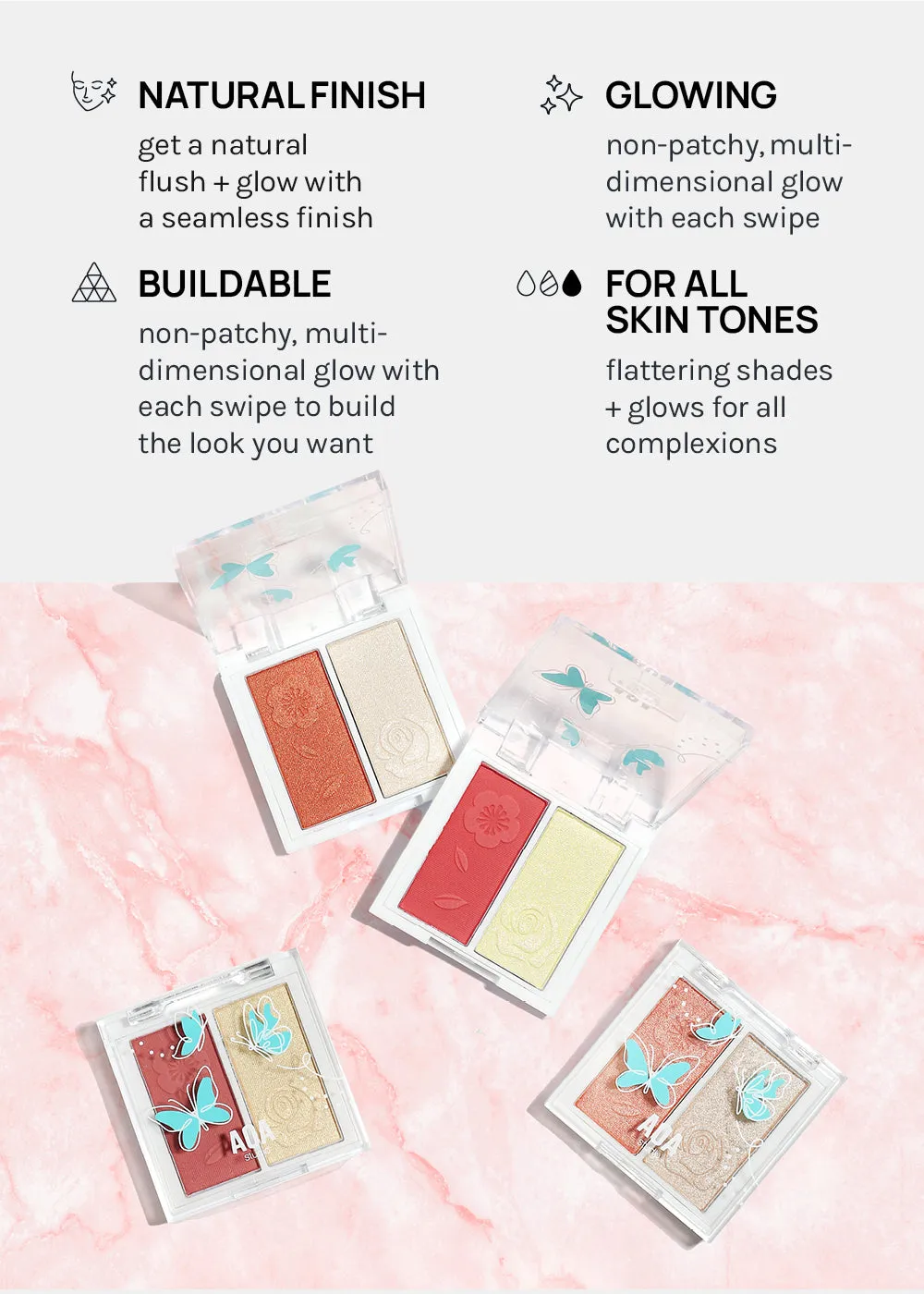 AOA Fly with Me Duo Blush   Highlighter