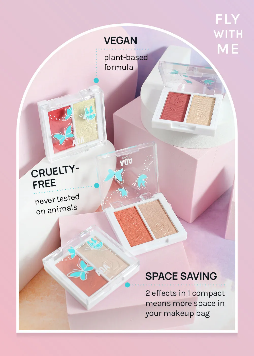 AOA Fly with Me Duo Blush   Highlighter