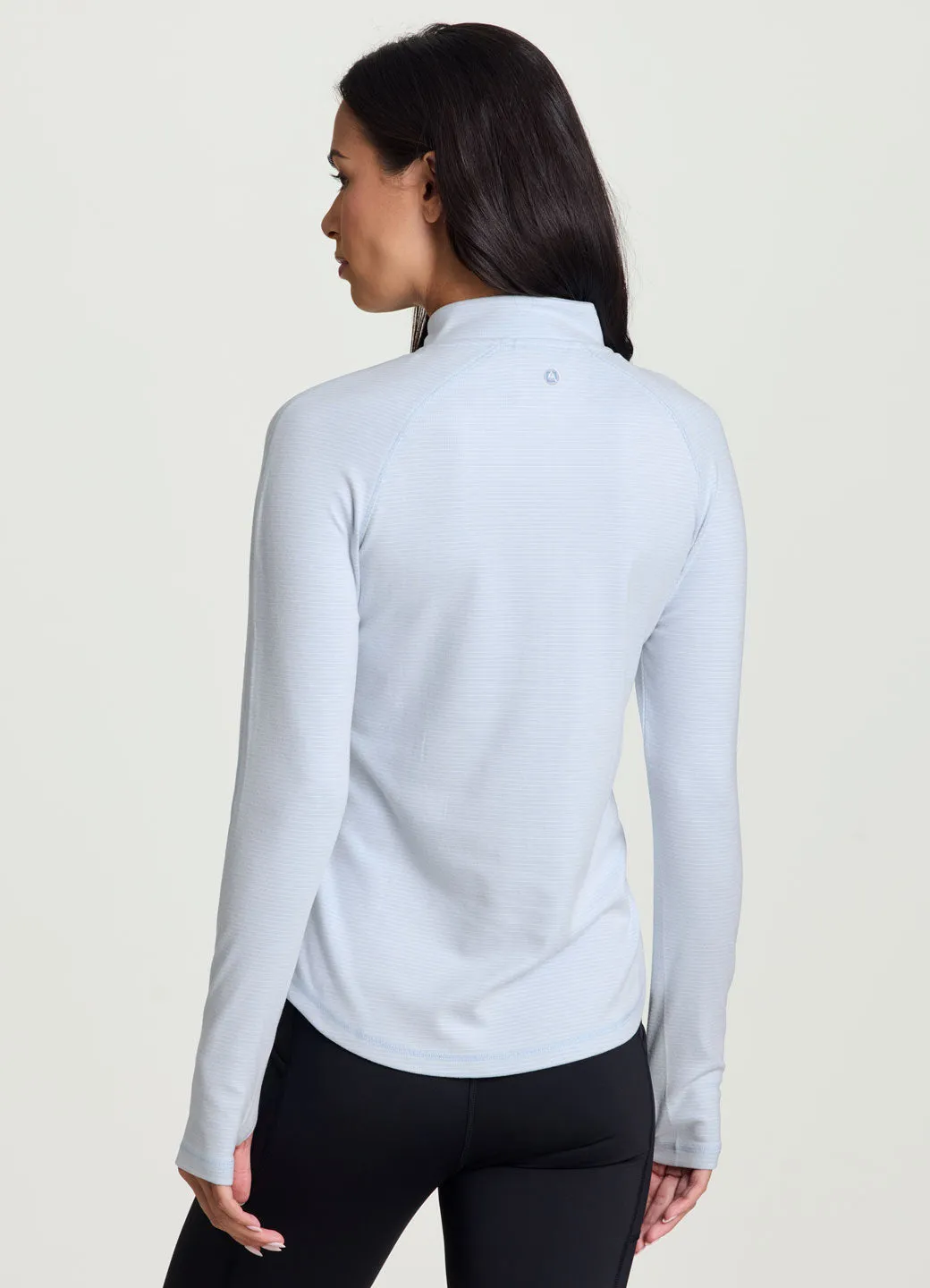 Aspen 1/4 Zip Long Sleeve Top