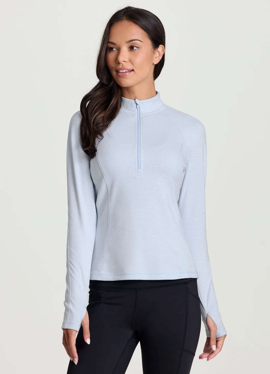 Aspen 1/4 Zip Long Sleeve Top