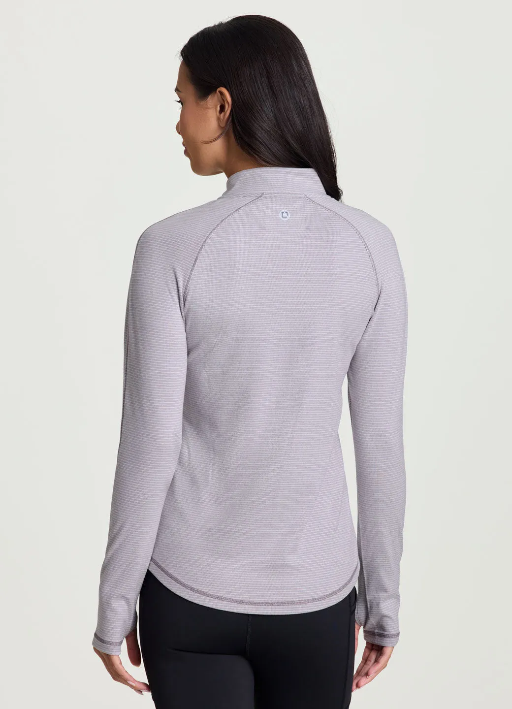 Aspen 1/4 Zip Long Sleeve Top