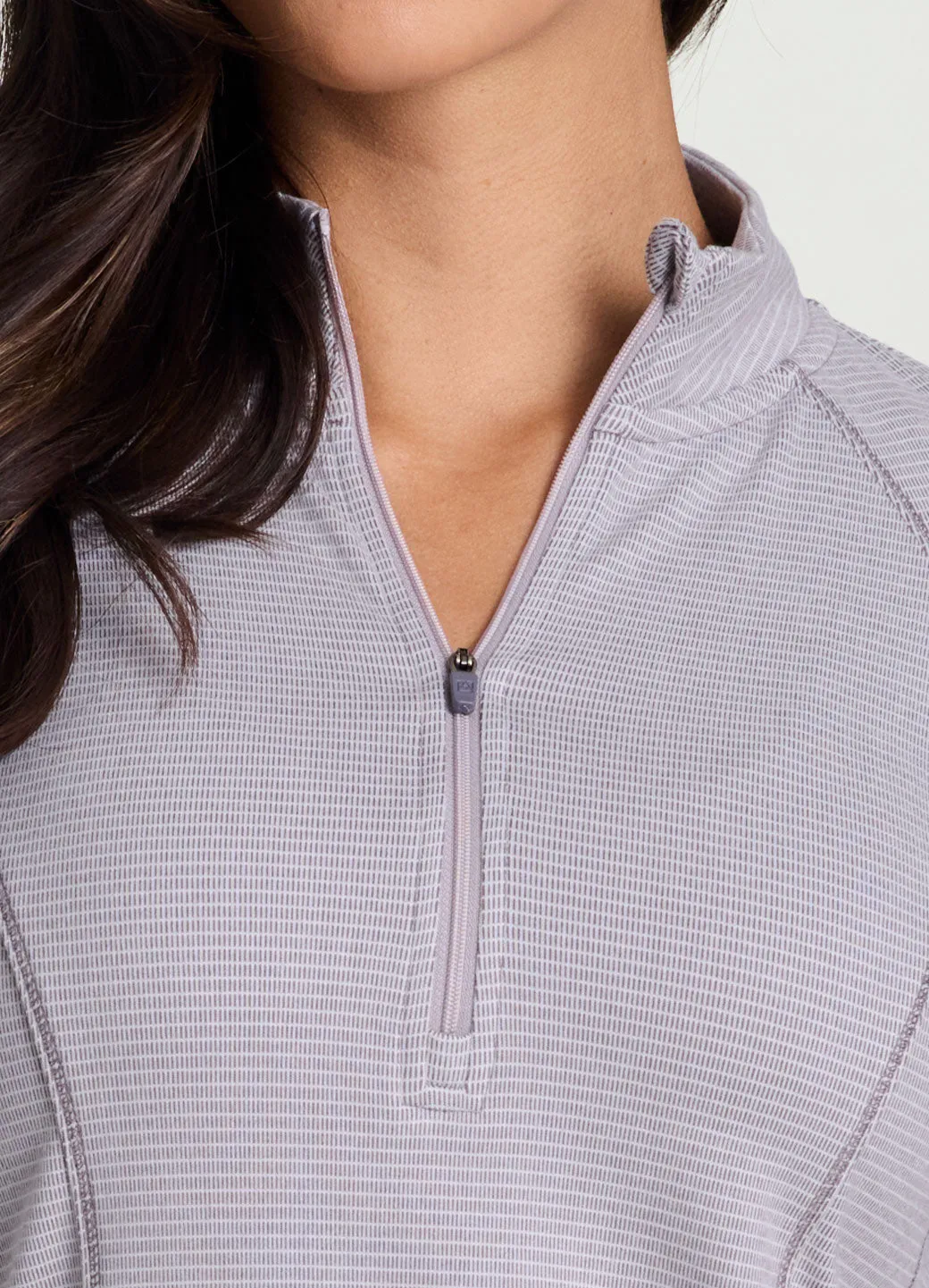 Aspen 1/4 Zip Long Sleeve Top