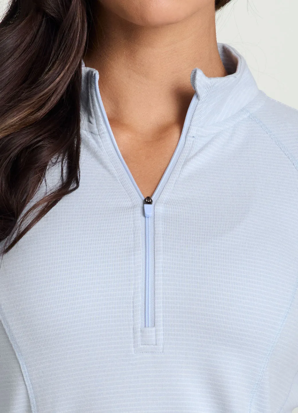 Aspen 1/4 Zip Long Sleeve Top