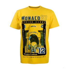 Ayrton Senna Kids T-shirt, 1st Victory 1987, Yellow, 2020