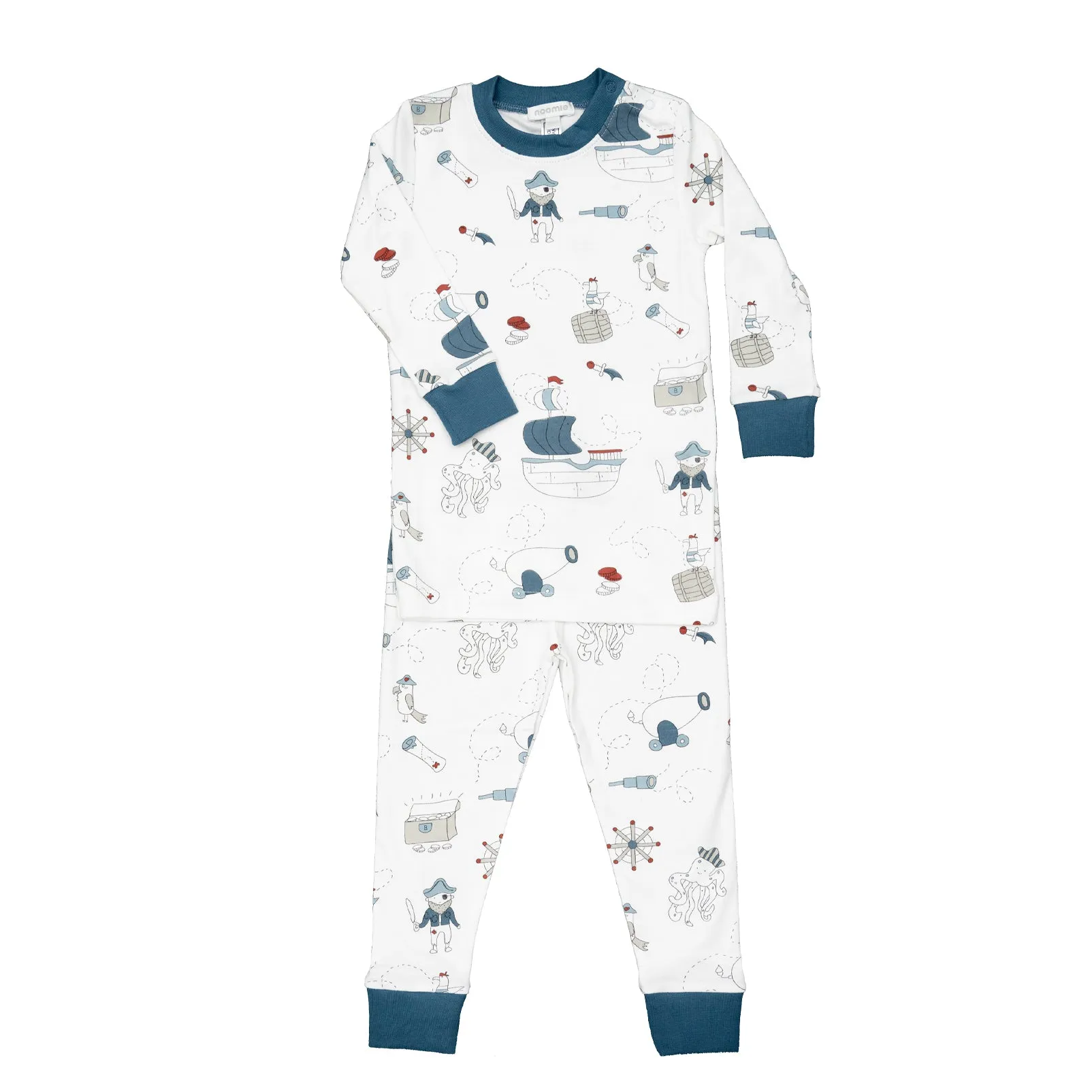 Baby Noomie 2 Piece Long Sleeve PJ Set - Pirates