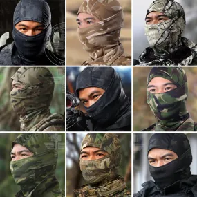 Balaclava Camouflage Tactical Military Motorcycle Helmet Protection Full Face Mask - 23 Variants