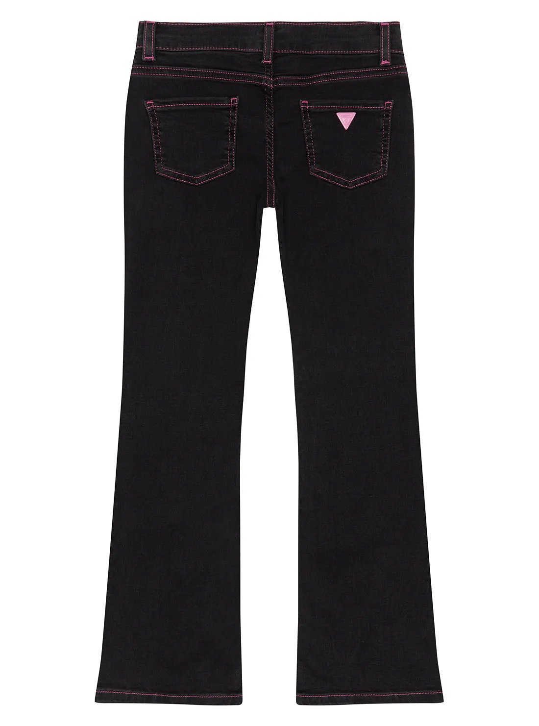 Black Denim Flare Pants (2-7)