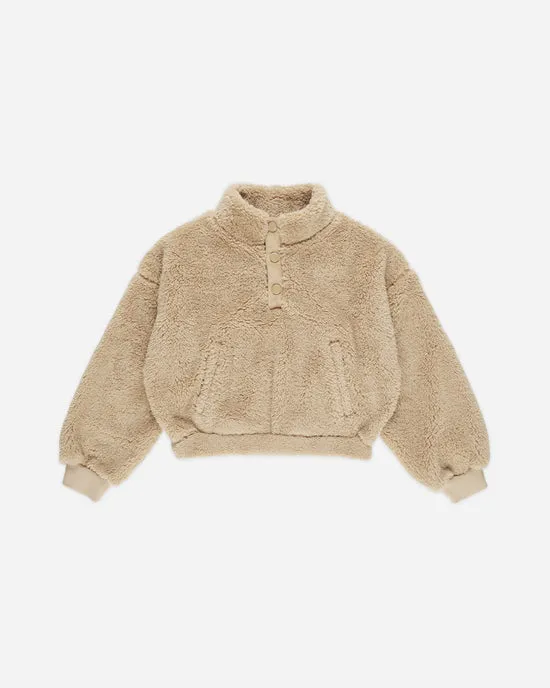 Boys Sweaters| Quarter Zip Pullover- Gold | Rylee and Cru