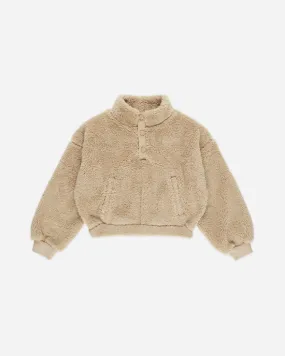 Boys Sweaters| Quarter Zip Pullover- Gold | Rylee and Cru