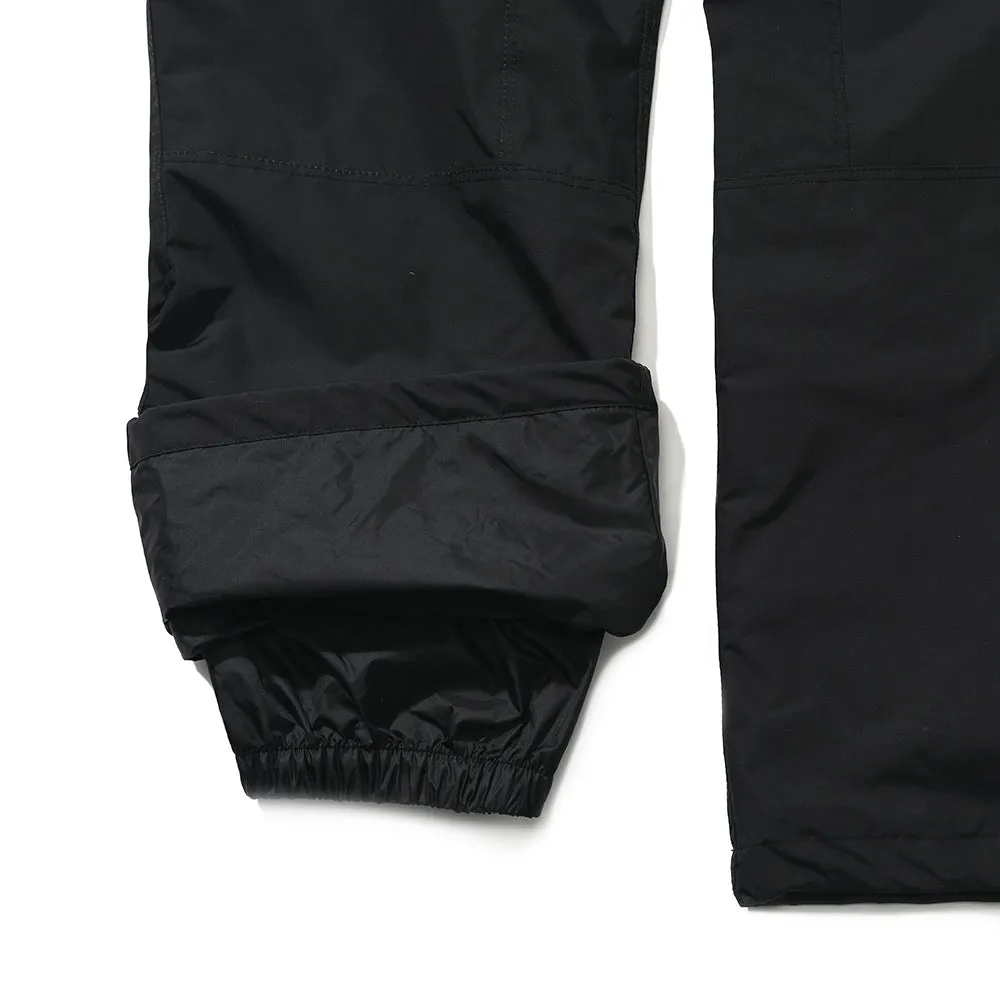 BSRBT FRONT ZP TRACK PANTS BLACK