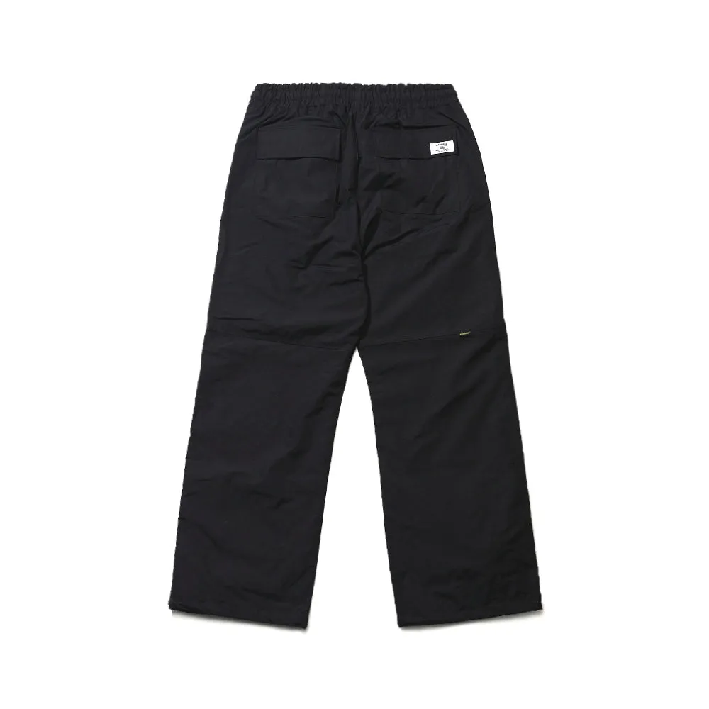 BSRBT FRONT ZP TRACK PANTS BLACK