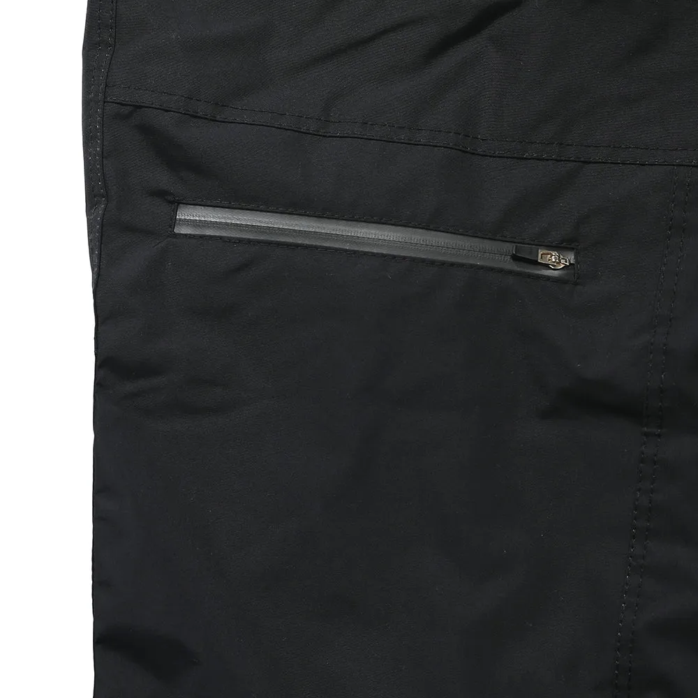 BSRBT FRONT ZP TRACK PANTS BLACK