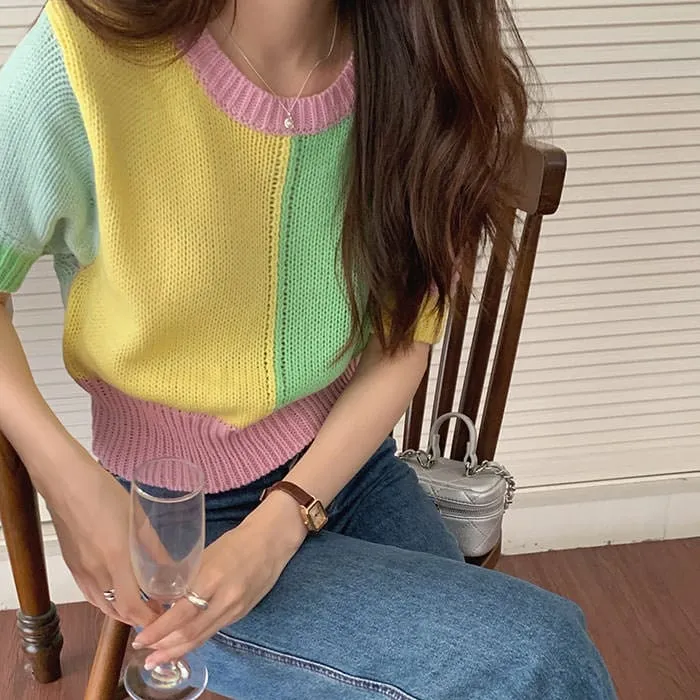 Candy Fairy Pastel Knit Top