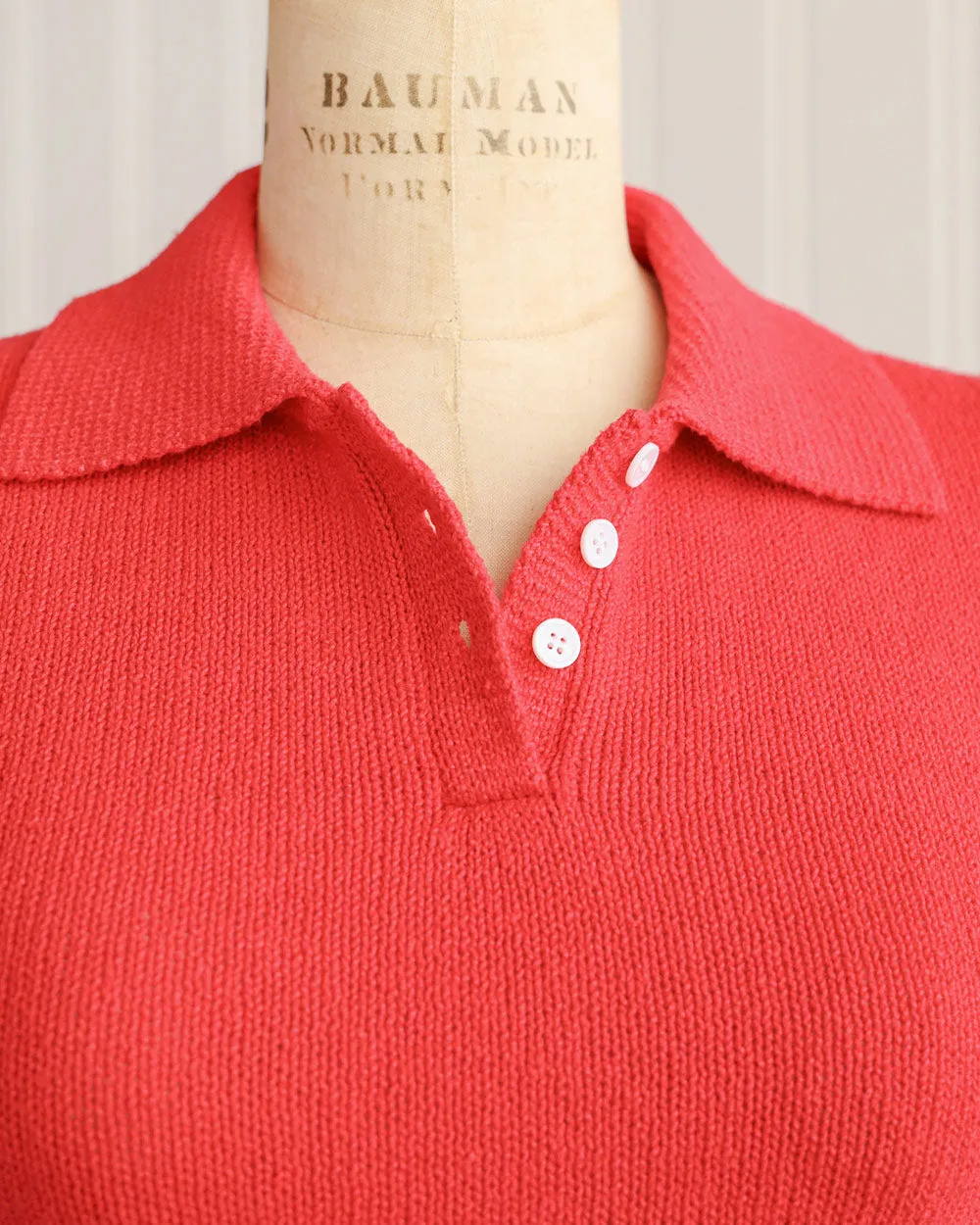 Cassandra Knit Top - Red