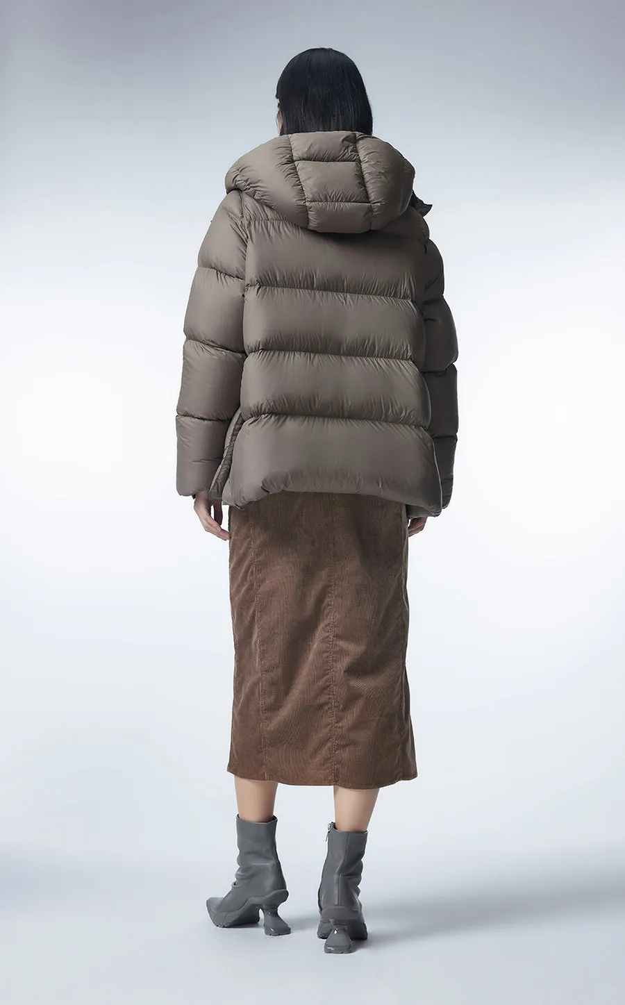 Coat / JNBY Midi Hooded Down Coat