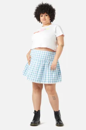 Curve Catrina Gingham Skirt