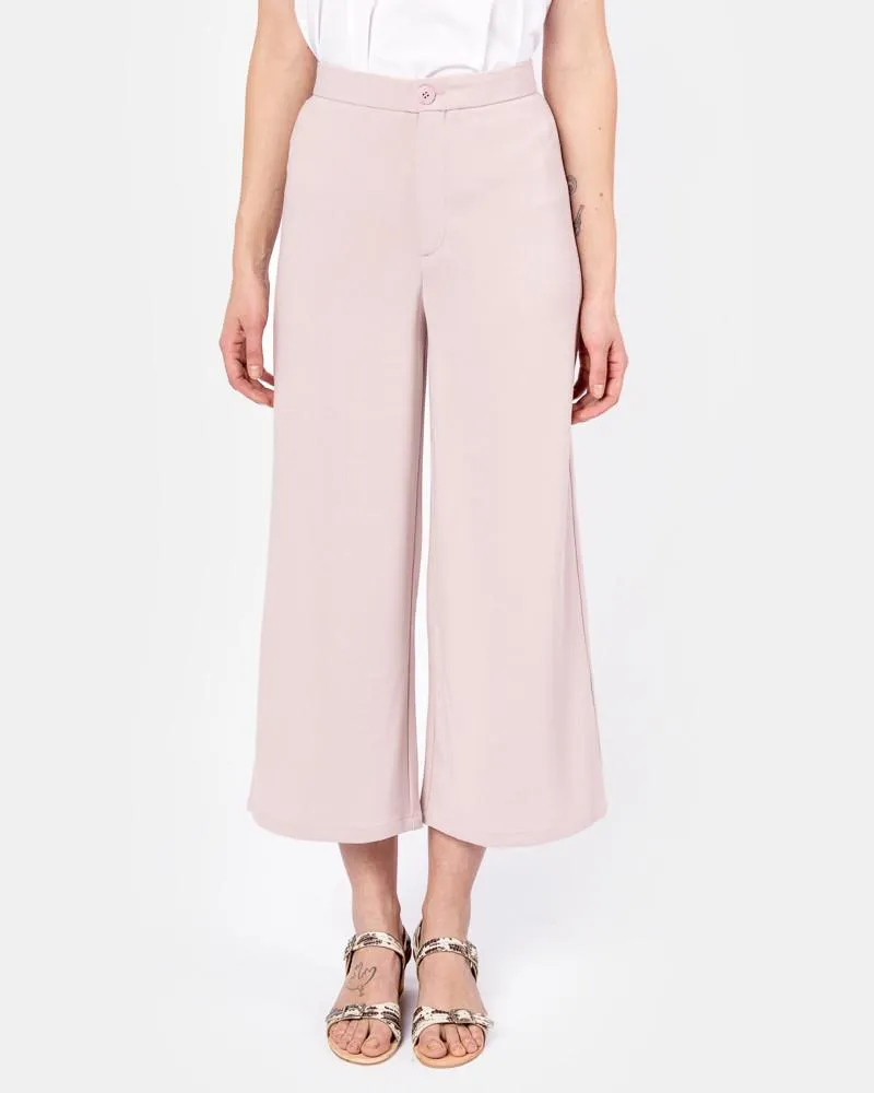 Dama Crepe Pants in Misty Pink