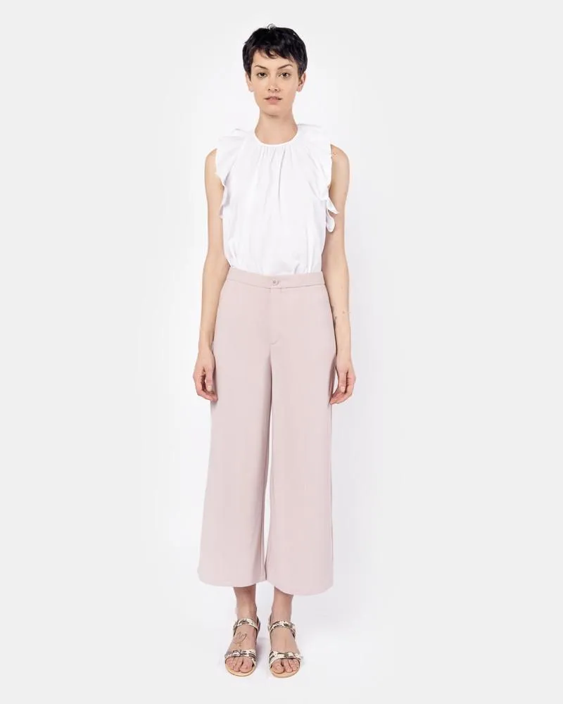 Dama Crepe Pants in Misty Pink