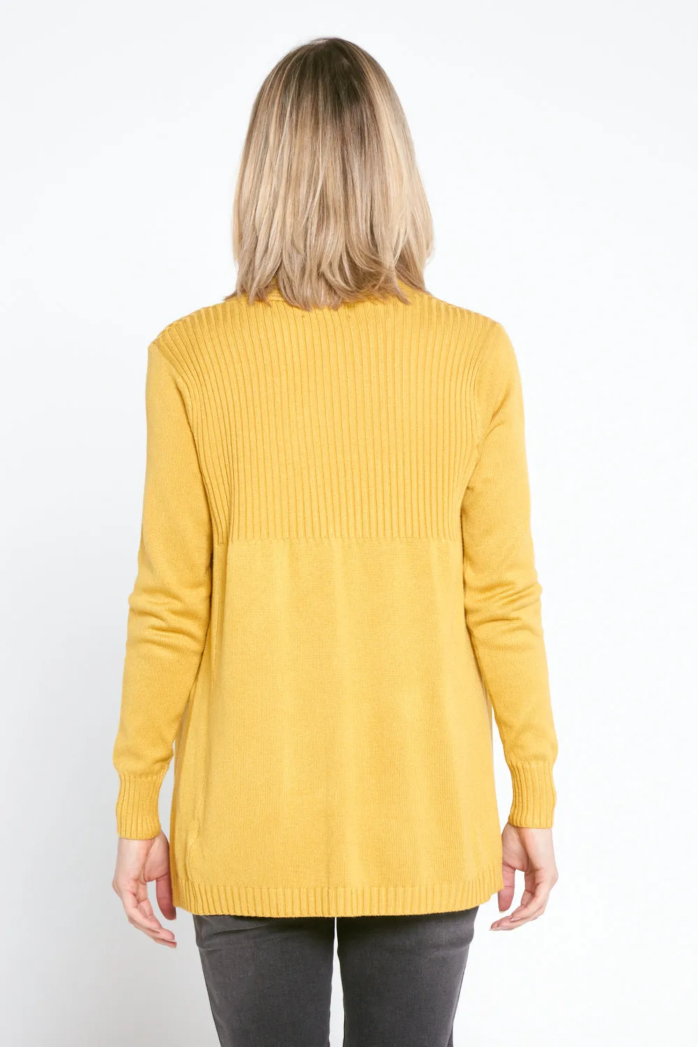 Dani Cotton Cardigan - Yellow