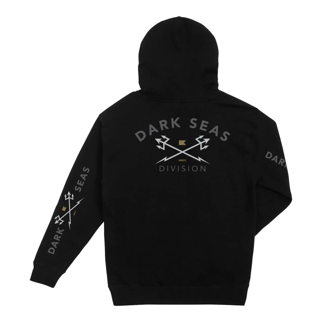 DARK SEAS HEADMASTER HOODED FLEECE BLACK