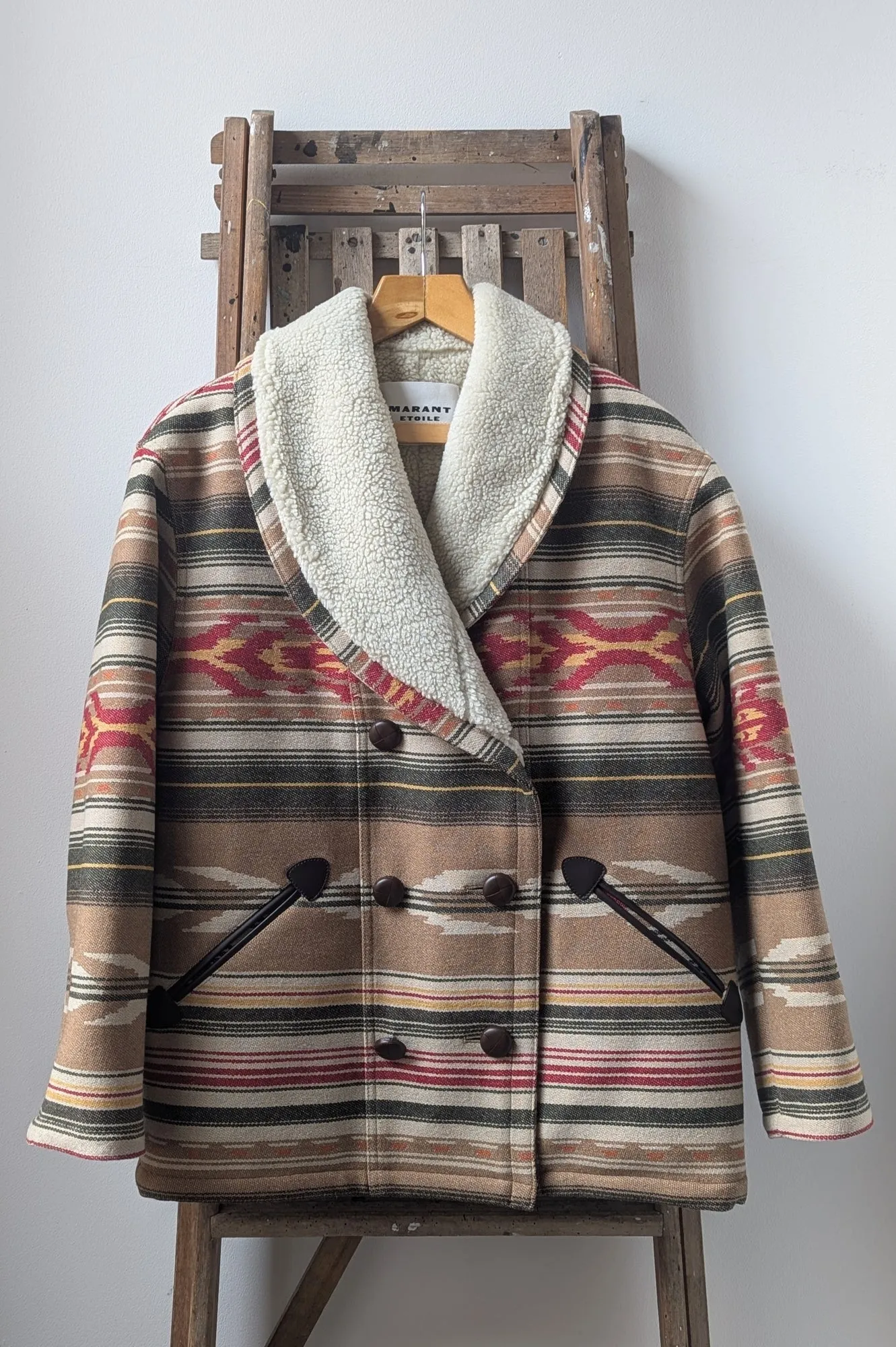 Dorcas Woven Camel Coat