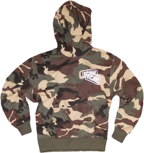 Double Tags Kids Camo Pullover Hoody