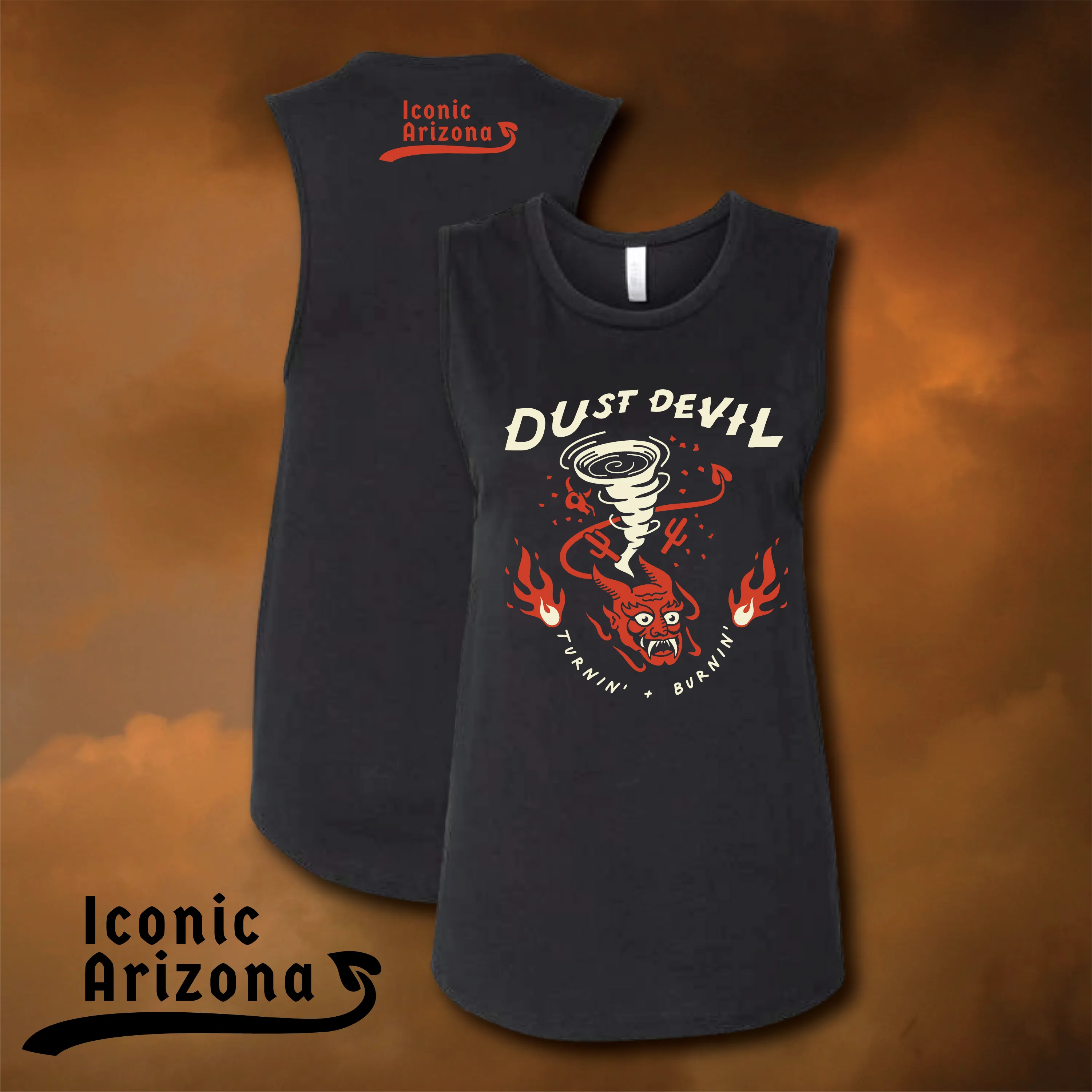 Dust Devil Ladies Muscle Tank - Final Sale