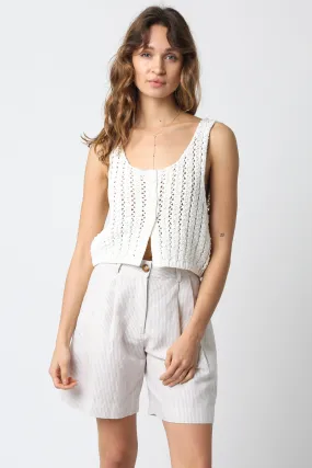 Dylan Cropped Sweater Top