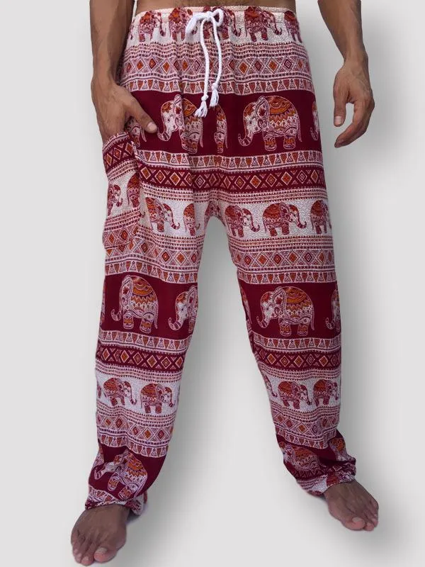 Elephant Pants Drawstring with Pocket