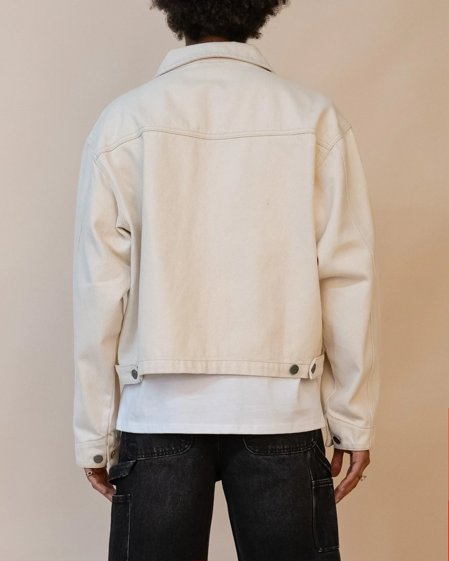 EPTM TUFF TWILL JACKET - CREAM