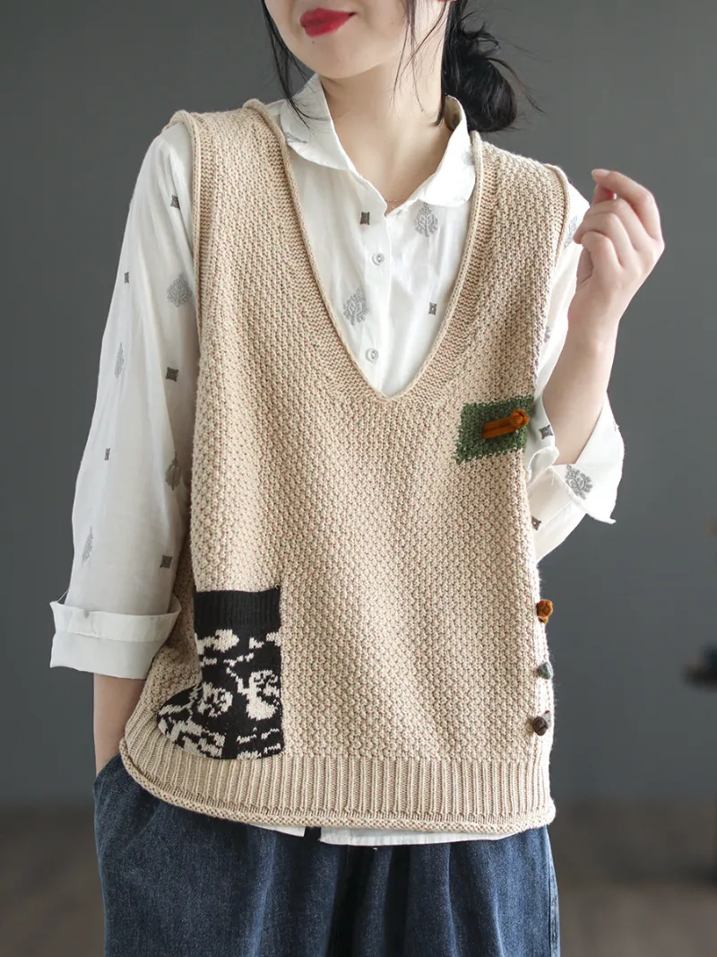 Everyday Cotton V-neck Pullover Sweater