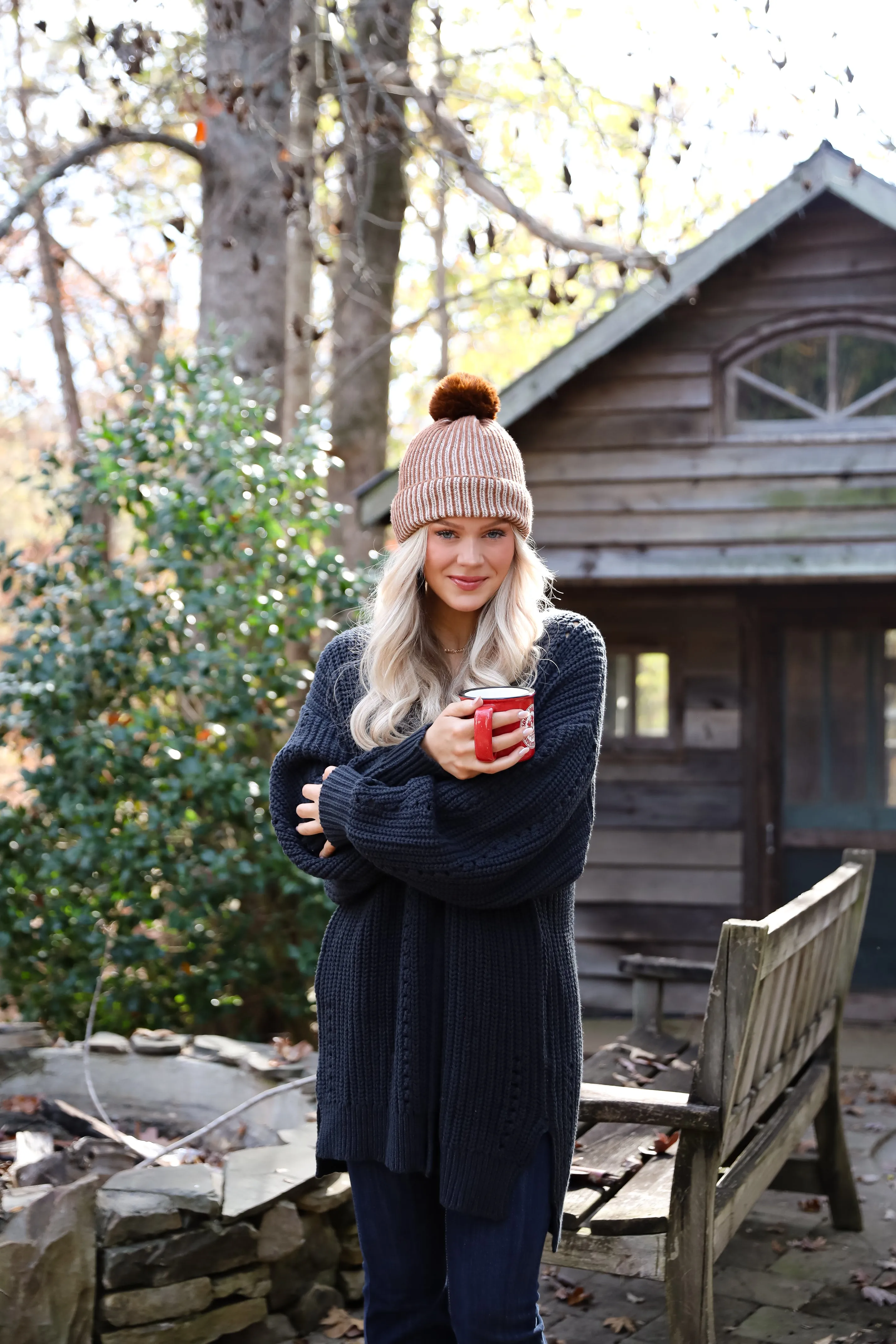 Everyday Design Navy Sweater Cardigan