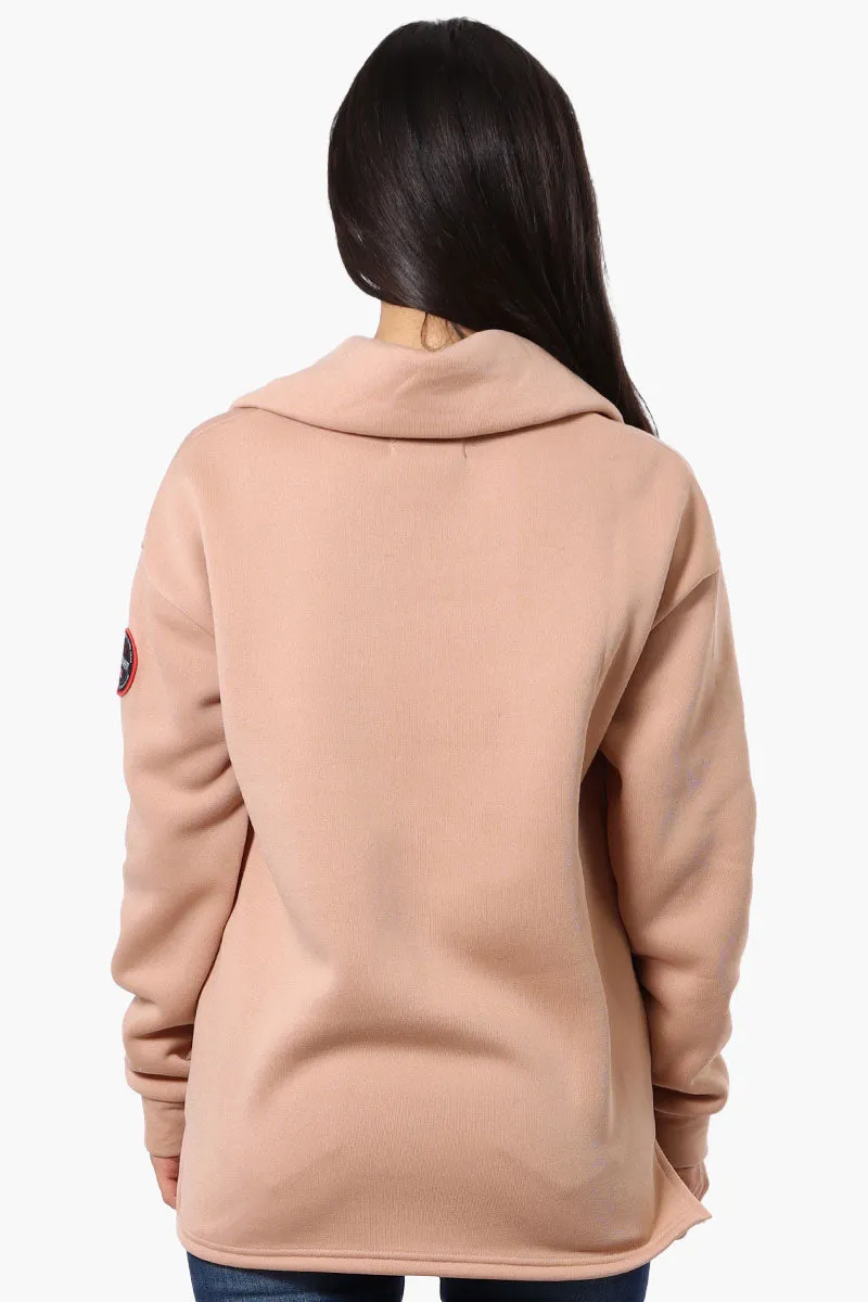 Fahrenheit Basic 1/4 Zip Pullover Sweater - Camel