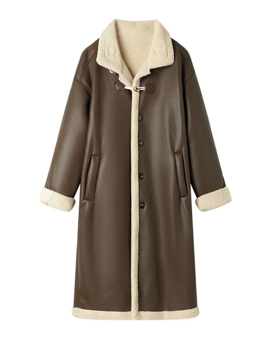 Faux Mouton Boa Coat BKC0223