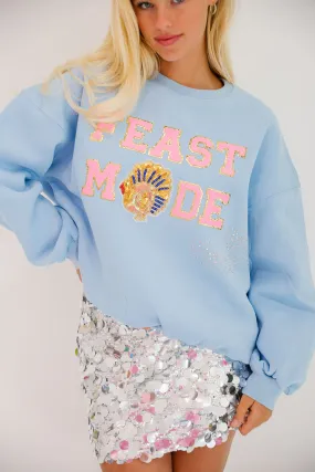 FEAST MODE BLUE PULLOVER