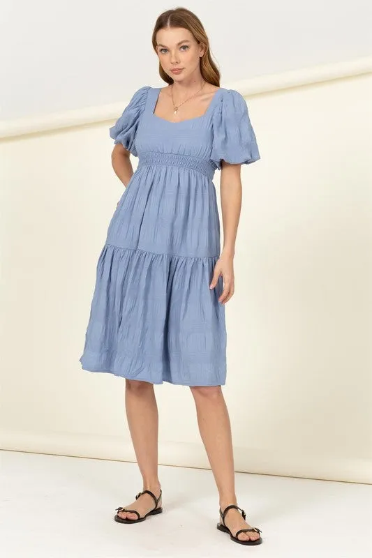 Find Me Again Tiered Midi Dress