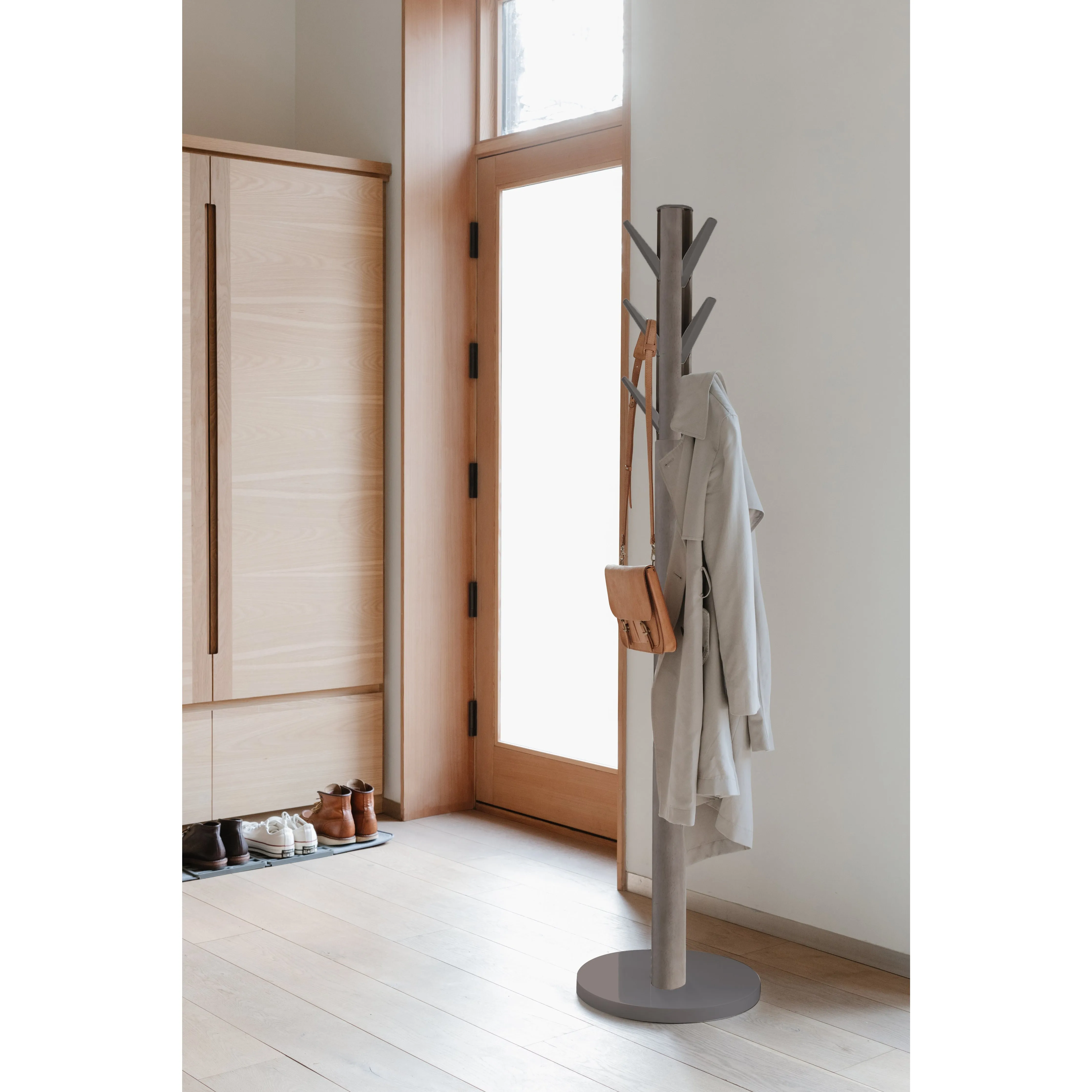 FLAPPER COAT RACK GREY