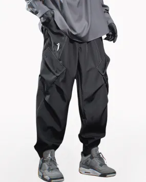 Functional Multi-Pocket Loose Cargo Pants