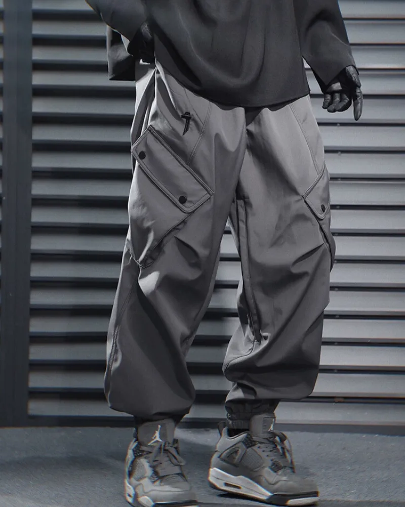 Functional Multi-Pocket Loose Cargo Pants