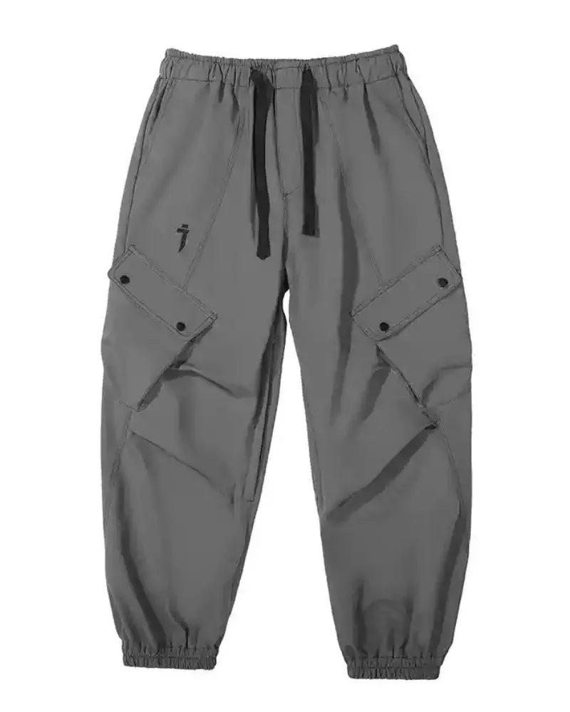 Functional Multi-Pocket Loose Cargo Pants