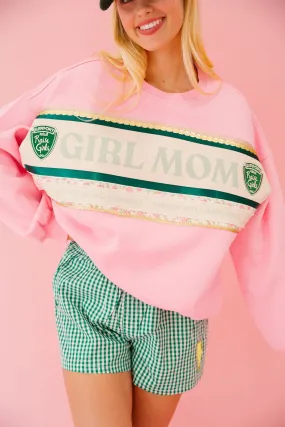 GIRL MOM PINK PULLOVER