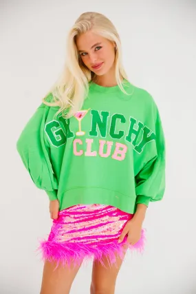 GRINCHY CLUB GREEN PULLOVER