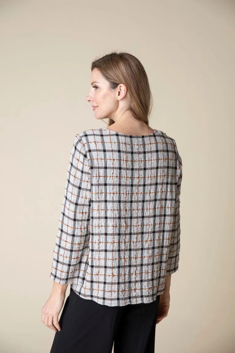 Habitat 75910 Double-Faced Windowpane Mixed Up Pullover